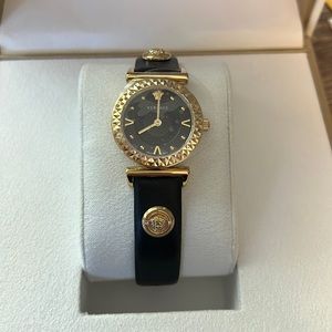 NWT Black & Gold Versace Watch